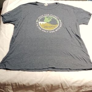 Save our planet men's 2X t shirt